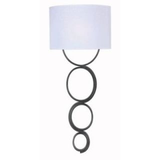 Kenroy Home Circo 1 Light Weathered Steel Wallchiere 32046WS