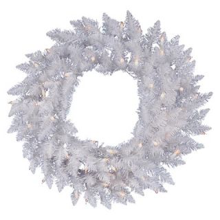 48 Wreath 100LED   Sparkle White