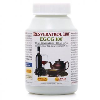 Resveratrol 100 EGCG 100   30 Capsules   7257398