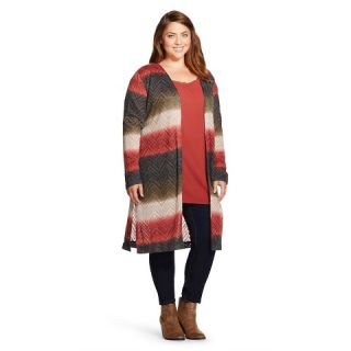 Womens Plus Size Lighter Duster Multicolored   Knox Rose