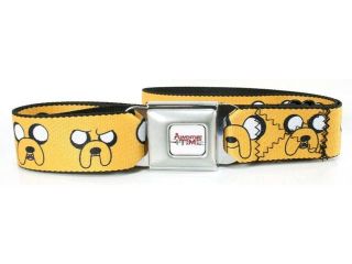 Adventure Time Faces of Jake Seat Belt Buckle Belt