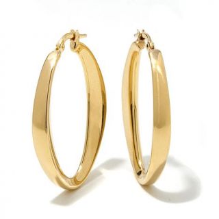 Sevilla Gold™ 14K Oval Electroform Hoop Earrings   7875601