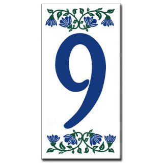 Bluebell Address Plaque by Tile Products Group