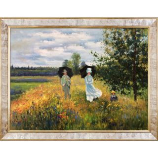 Tori Home The Promenade Near Argenteuil by Monet Original Painting on