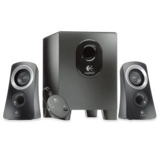 Logitech Z313 2.1 Speaker System   25 W RMS   Black   12134505