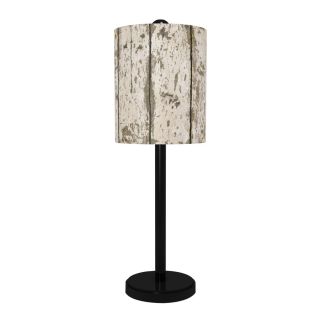 Illumalite Designs 17 3/4 in Black Table Lamp with Shade