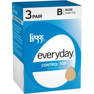 L'eggs   Women's Everyday Control Top Pantyhose, 3 Pack