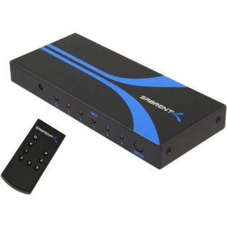 Sabrent 5 Port HDMI Switch 1080p with Remote Control