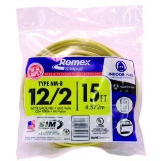 Romex 15 ft. 12/2 Soild SIMpull NM B Wire 28828226