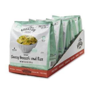 Augason Farms Pantry Pack Instant Cheesy Broccoli Rice (Pack of 6