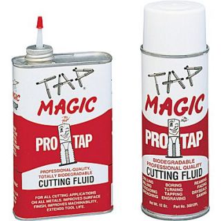Tap Magic 370 deg F Flash Point Yellow Liquid Protap Cutting Fluid, 12 oz Aerosol Can