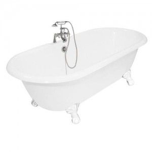American Bath Factory T150B WH Winston Bathtub Faucet Package 1   White