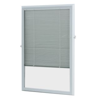 ODL 0.59 in Cordless White Aluminum Light Filtering Mini Blinds (Common 23 in; Actual: 22.75 in x 36 in)