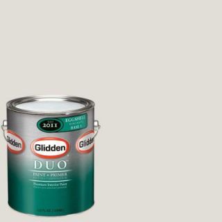 Glidden DUO 1 gal. #GLN35 Silver Birch Eggshell Interior Paint with Primer GLN35 01E