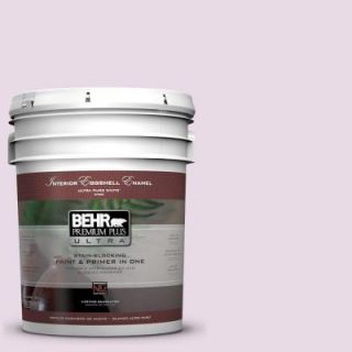 BEHR Premium Plus Ultra 5 gal. #M110 1 Twinkled Pink Eggshell Enamel Interior Paint 275005