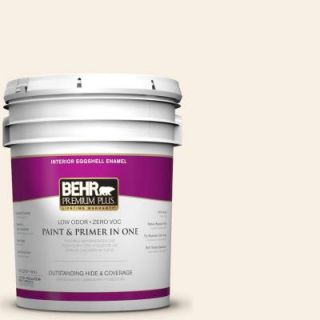 BEHR Premium Plus 5 gal. #GR W14 Coconut Twist Eggshell Enamel Interior Paint 205005