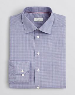 Eton Micro Tattersall Dress Shirt   Regular Fit