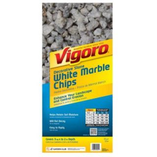Vigoro 0.5 cu. ft. White Marble Chips 54141