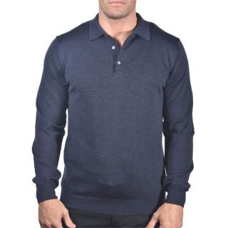 Vance Co. Mens High Collar Button Neck Long Sleeve Sweater