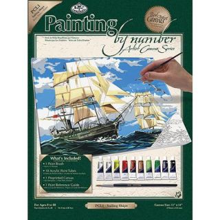 Paint By Number Kits, 11" x 14"