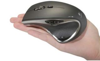 Logitech 910 001105 Performance Mouse MX, Wireless, Laser Tracking, Works On Glass, Rechargeable, Hyper fast Scrolling, PC and Mac compatible