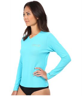 ONeill Tech 24 7 Long Sleeve V Neck Turquoise