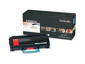 LEXMARK E360H21A High Yield Black Toner Cartridge Black