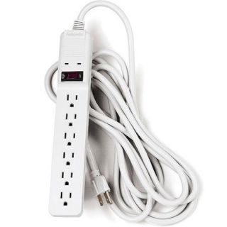 Fellowes 6 Outlet Surge Suppressor w/ 15 Foot Cord