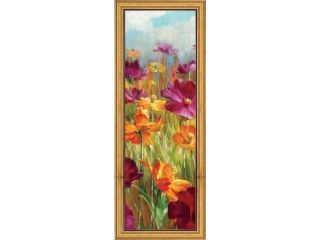 Cosmos in the Field III by Danhui Nai Framed Art, Size 17.5 X 45.5