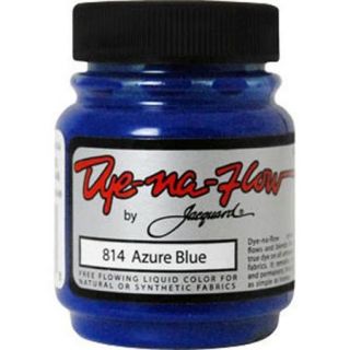 Jacquard Dye Na Flow Color #814 AZUREBLUE Tye Dye Silk Paint Airbrush Ink 2.25oz