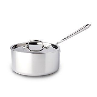 All Clad Stainless Steel 3 Quart Sauce Pan with Lid