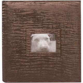 Photo Albums Brown 12.12 inch Leatherette Memory Book (20 Bonus Pages