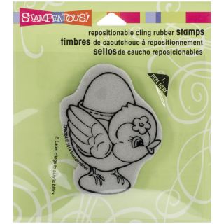 Stampendous Cling Rubber Stamp 3.5X4 Sheet Egg Cup  