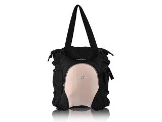 Obersee Innsbruck Diaper Bag Tote with Cooler   Black/ Bubble Gum