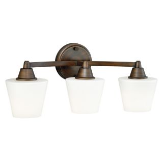 Cascadia 3 Light Calais Venetian Bronze Bathroom Vanity Light