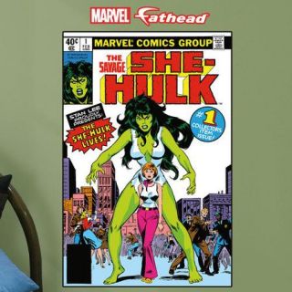 Fathead Marvel She Hulk Cover Junior Peel and Stick Wall Mural
