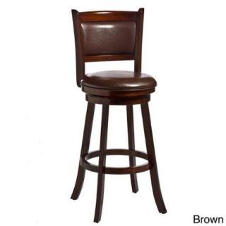 Dennery Vinyl Upholstery Stool Counter Height, Brown