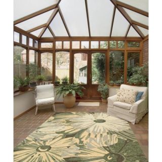 Rug Squared Melbourne Floral Indoor/Outdoor Area Rug (26 x 4)