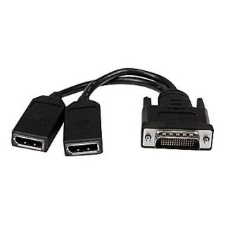 StarTech 8 LFH/DMS 59 Male To Dual Female DisplayPort Audio/Video Cable