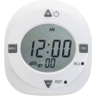 Work Choice Indoor Digital Timer with 1 Polarized Outlet