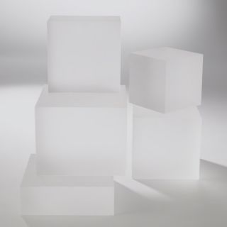 Studio A Crystal Cube Riser Sculpture