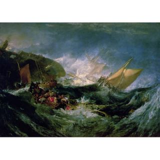 Turner Wreck of a Transport Ship Wall Mural by Wallhogs