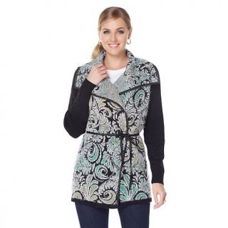 Jamie Gries Collection Paisley Print Cardigan   7830964