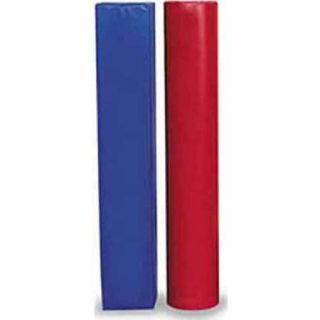 Post Pad for 4 1/2" 6" OD Post, Red/Blue