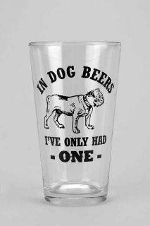 Dog Beers Pint Glass