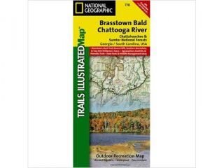 National Geographic Maps TI00000778 Brasstown Bald   Chattooga River, Chattahoochee National Forest Map
