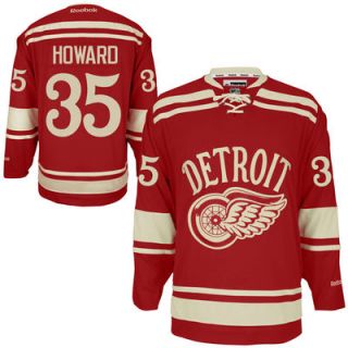 Reebok Jimmy Howard Detroit Red Wings Youth 2014 Premier Winter Classic Jersey   Red