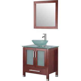 Adornus Adrian 24 Single Bathroom Vanity Set with Mirror