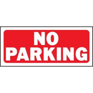 HY KO 6 in. x 14 in. Plastic No Parking Sign 23002