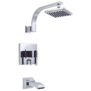 Danze Sirius Single Handle Pressure Balance Tub & Shower with Valve in Chrome DISCONTINUED D500044